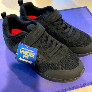 Kids Skechers wide fit light up